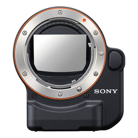 A-Mount to E-Mount Lens Adapter with Translucent Mirror Technology (Black) Image 1