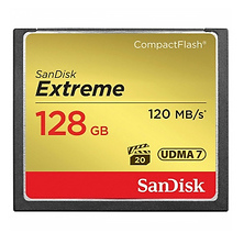 128GB Extreme Compact Flash Card (120MB/s) Image 0