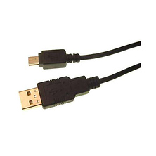 Mini USB 5 Pin Male to USB Type A (3 ft.) Image 0