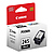 PG-245 Black Ink Cartridge for the PIXMA MG2420 and MG2520 Printers