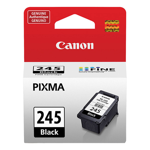 PG-245 Black Ink Cartridge for the PIXMA MG2420 and MG2520 Printers Image 1