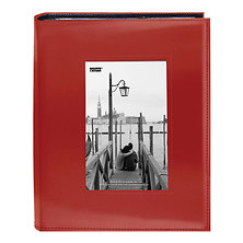 4X6-200 Sewn Frame Photo Album Cutout (Red) Image 0