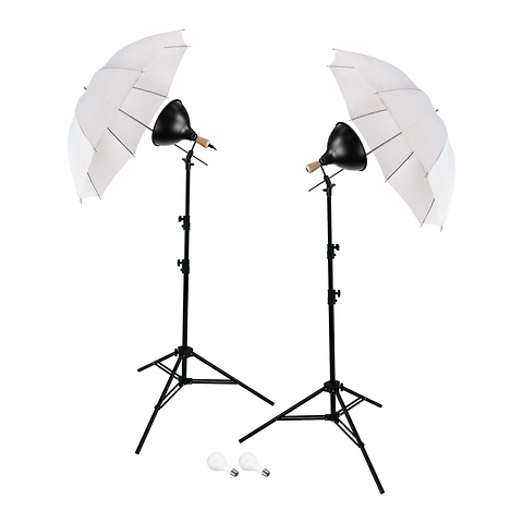 2-Light Umbrellas Portrait Kit Image 0