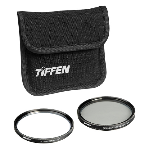 58mm Photo Filter Twin Pack (UV Protection and Circular Polarizing Filters) Image 0