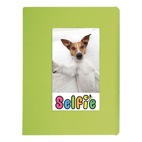 Selfie Photo Album for Instax Photos - Small (Lime Green) Image 0
