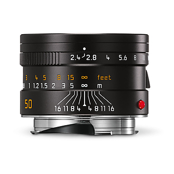 50mm f/2.4 Summarit-M Manual Focus Lens (Black)