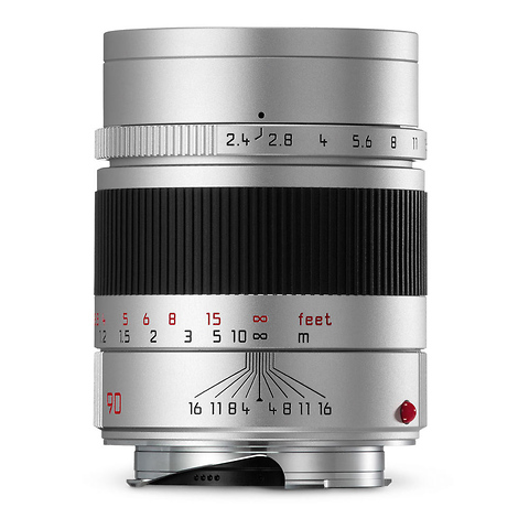 90mm f/2.4 Summarit-M Manual Focus Lens (Silver) Image 0