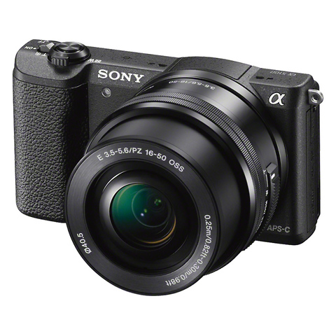 Alpha a5100 Mirrorless Digital Camera with 16-50mm Lens (Black) Image 7