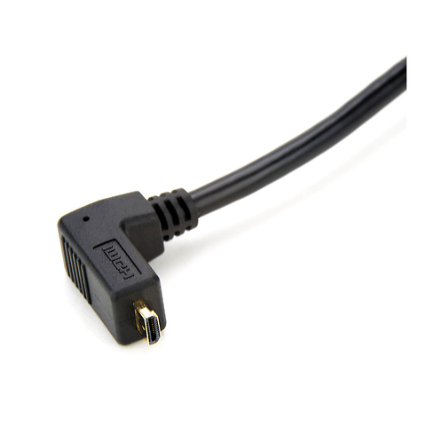Right-Angle Micro to Micro HDMI Coiled Cable (11.8-17.7