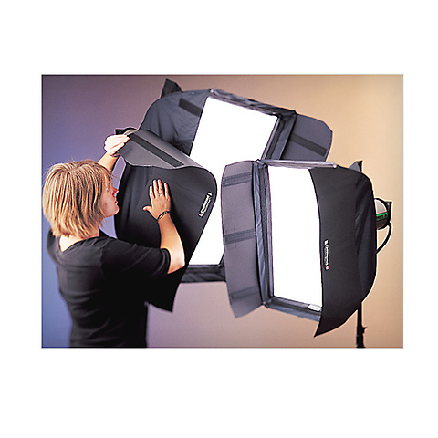 Two Barndoors for Long Side of Large Strip Softbox - 84in. (Open Box) Image 0