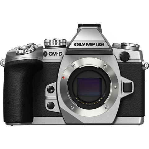 OM-D E-M1 Micro Four Thirds Digital Camera Body - Silver (Open Box) Image 0