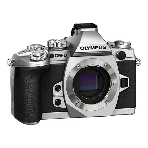 OM-D E-M1 Micro Four Thirds Digital Camera Body - Silver (Open Box) Image 1