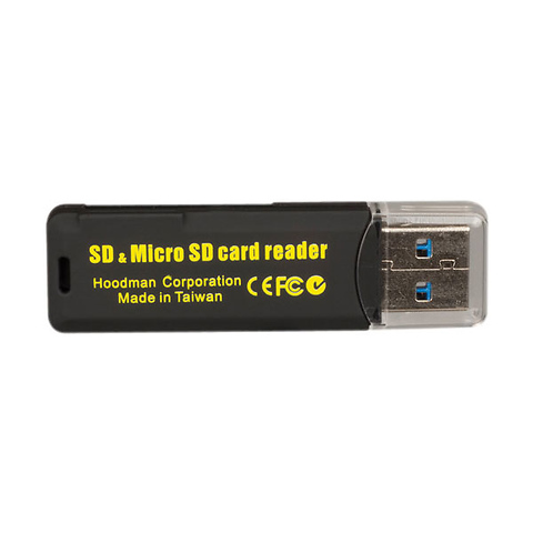 Compact USB 3.0 SD & microSD Card Reader Image 2