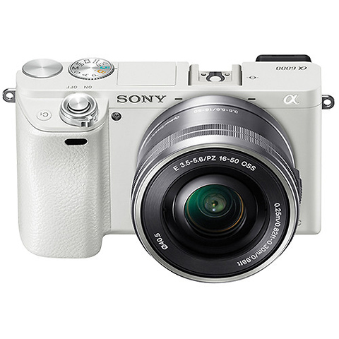 Alpha a6000 Mirrorless Digital Camera with 16-50mm Lens (White) Image 1