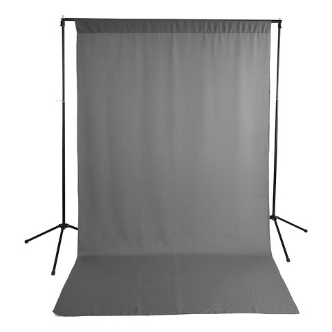 5X9 Ft. Wrinkle-Resistant Poly Background (Gray) Image 1