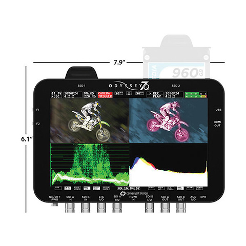 EOS C500 Camera (PL Mount) with Odyssey7Q 4K Recorder Image 7
