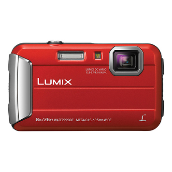 Lumix DMC-TS30 Digital Camera (Red)