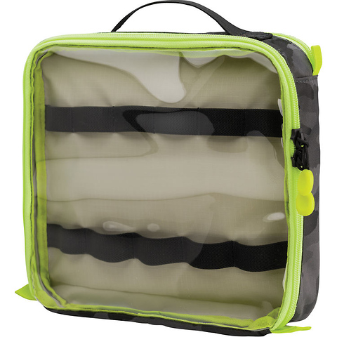 Cable Duo 8 Cable Pouch (Black Camouflage/Lime) Image 0