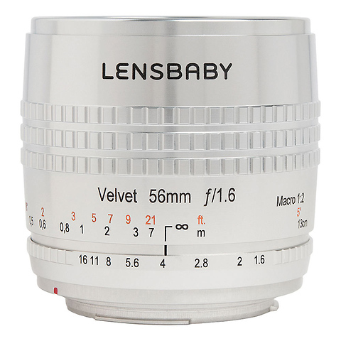 Velvet 56mm f/1.6 SE Lens for Nikon F (Silver) Image 0