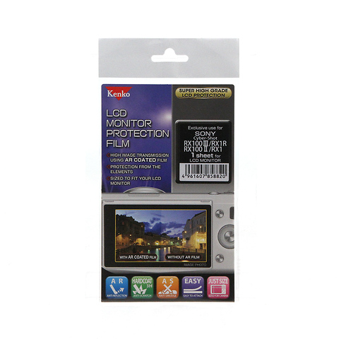 LCD Screen Protection Film for the Sony RX100 III Camera Image 0