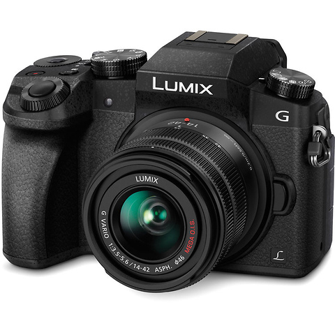 Lumix DMC-G7 Mirrorless Micro Four Thirds Digital Camera with 14-42mm and 45-150mm Lenses (Black) Image 1