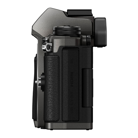 OM-D E-M5 Mark II Limited Edition Micro Four Thirds Digital Camera Body (Titanium) Image 3
