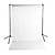 Economy Background Support Stand w/White Backdrop - Open Box