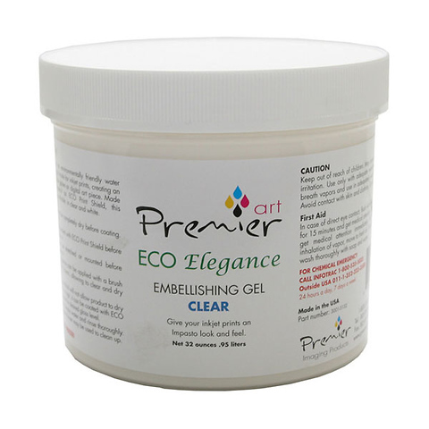 ECO Elegance Inkjet Print Embellishing Gel (Clear, 32 oz) Image 0