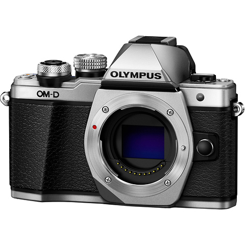 OM-D E-M10 Mark II Mirrorless Micro Four Thirds Digital Camera Body (Silver) Image 2