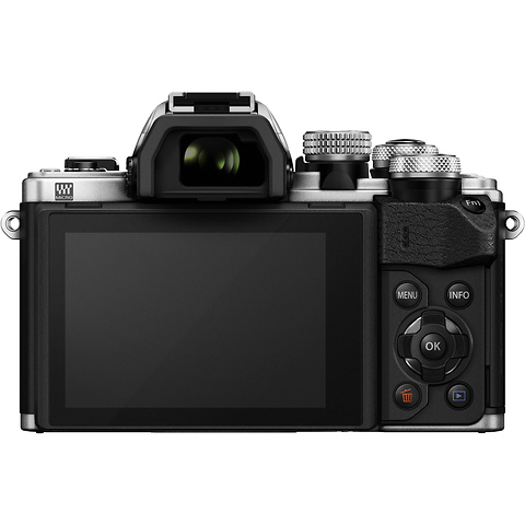 OM-D E-M10 Mark II Mirrorless Micro Four Thirds Digital Camera Body (Silver) Image 7
