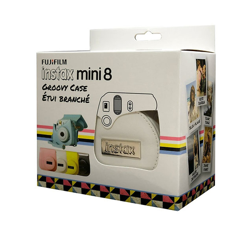 Groovy Case for Instax Mini 8 Camera (White) Image 2