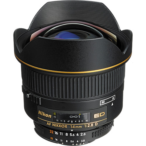 AF NIKKOR 14mm f/2.8D ED Lens - Pre-Owned Image 0