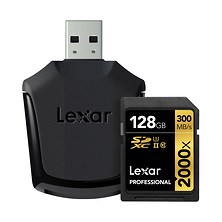 Pro 2000X UHS 2 U3 SDHC 128GB Memory Card Image 0