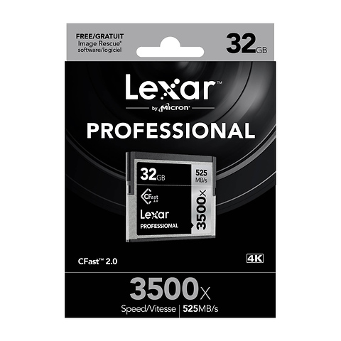 32GB Professional 3500x CFast 2.0 Memory Card Image 1