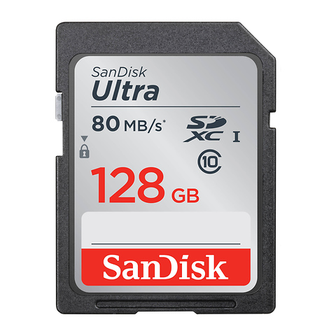 128GB Ultra UHS-I SDXC Memory Card (Class 10) Image 0
