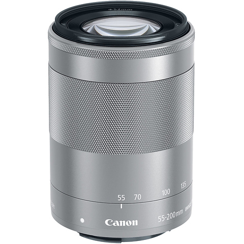 EF-M 55-200mm f/4.5-6.3 IS STM Lens (Silver) Image 0
