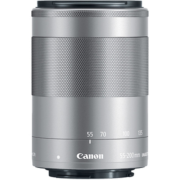 EF-M 55-200mm f/4.5-6.3 IS STM Lens (Silver)