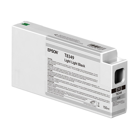 T834900 UltraChrome HD Light Light Black Ink Cartridge (150ml) Image 0