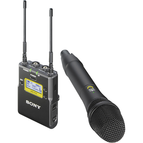 UWP-D12 Integrated Digital Wireless Handheld Microphone ENG System (UHF Channels 42/51: 638 to 698 MHz) Image 0