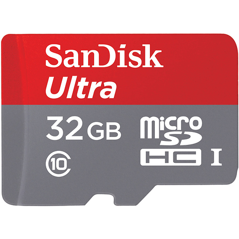 32GB Ultra UHS-I Class 10 microSDHC Memory Card Image 0