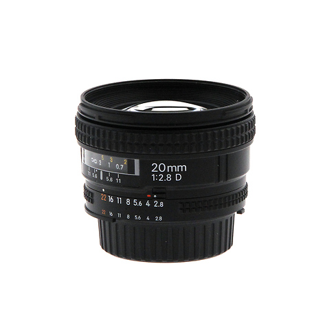 Super Wide Angle AF Nikkor 20mm f/2.8D Lens - Open Box Image 0