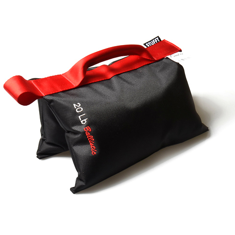Sandbag 20 lb (Black with Red Handle) Image 1