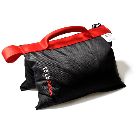 Sandbag 25 lb (Black with Red Handle) Image 1