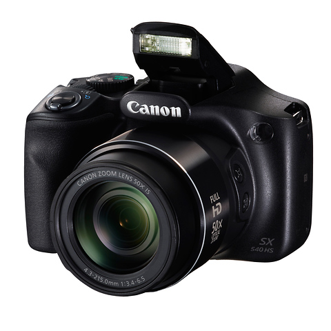 PowerShot SX540 HS Digital Camera (Black) - Open Box Image 0
