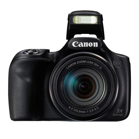 PowerShot SX540 HS Digital Camera (Black) - Open Box Image 2