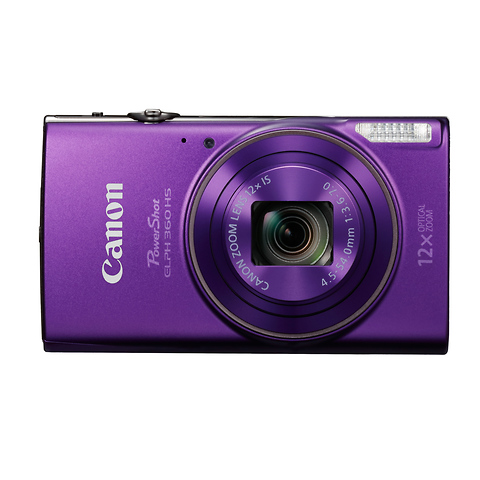 PowerShot ELPH 360 HS Digital Camera (Purple) Image 1