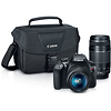 EOS Rebel T6 Digital SLR Camera with 18-55mm and 75-300mm Lenses Kit - Open Box Thumbnail 0