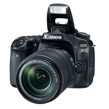 EOS 80D Digital SLR Camera with EF-S 18-135mm f/3.5-5.6 IS USM Lens