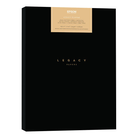 8.5 x 11 In. Legacy Platine Paper (25 Sheets) Image 0