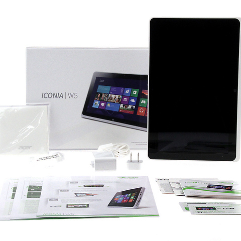 64GB Iconia W510-1666 10.1in Tablet - Silver - Open Box Image 2